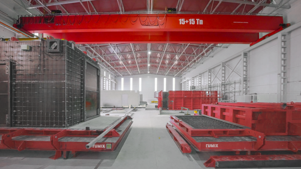 Línea de producción de moldes de prefabricado