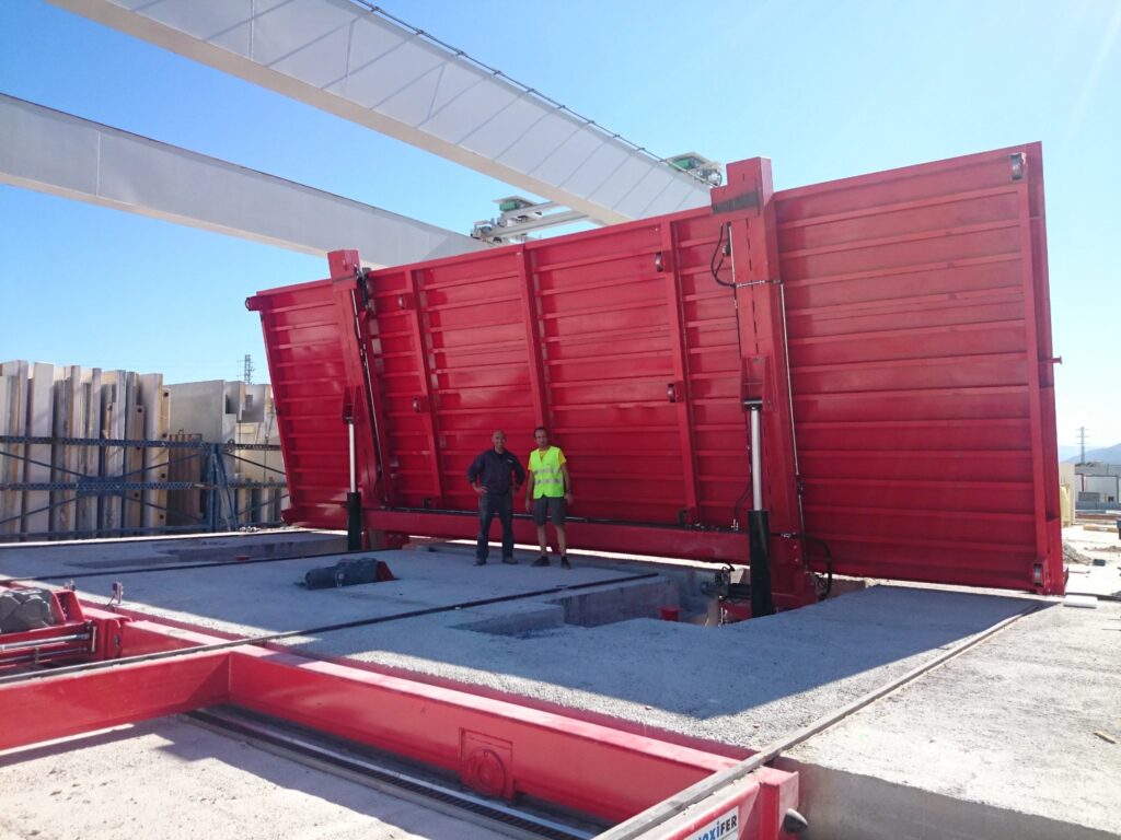 molde de prefabricado hormigón para paneles